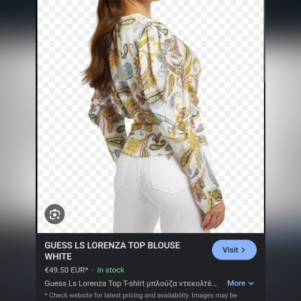 GUESS Lorenza Top-haut silk blouse